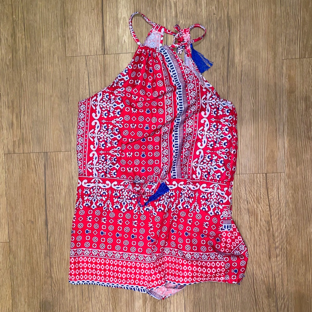 Red romper